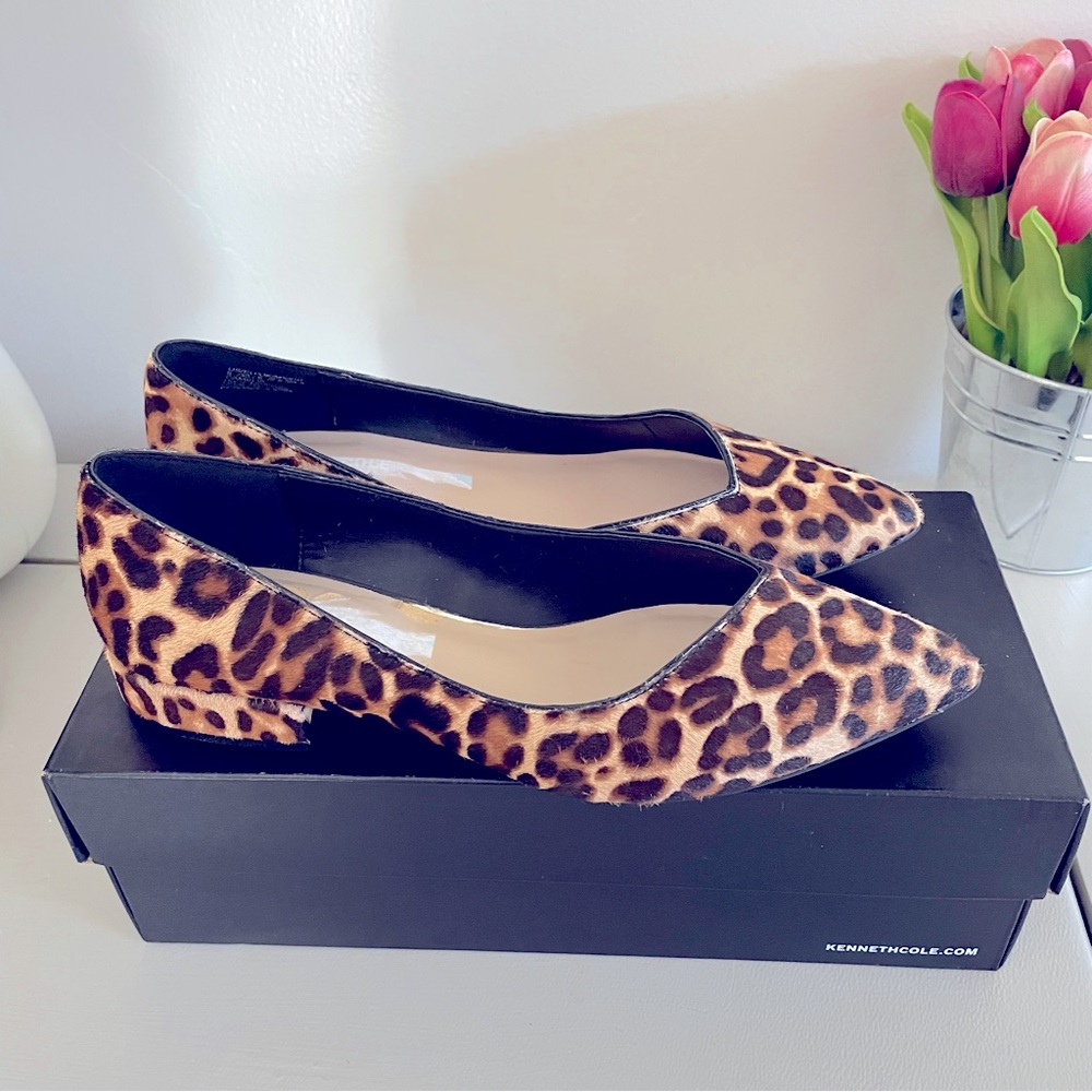 Kenneth lc Cole animal print shoes size 8